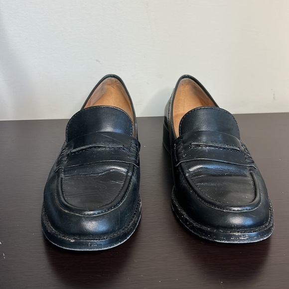 MADEWELL The Elinor Loafer in Leather Black Slip On Penny Loafer Shoe Sz 6 - Picture 6 of 14